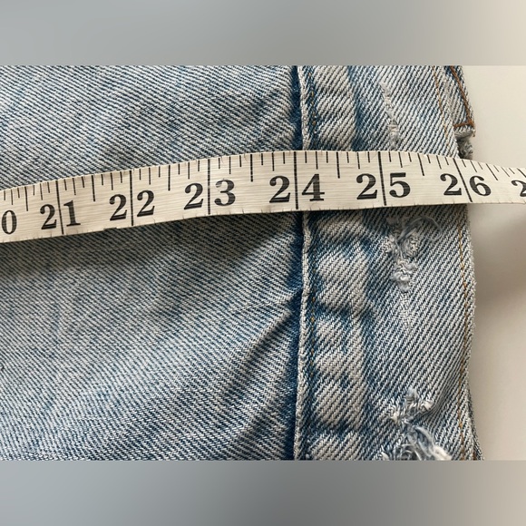 Vintage 70s 80s Levi’s Sherpa Lined Denim Jacket light wash orange tag - Picture 12 of 14